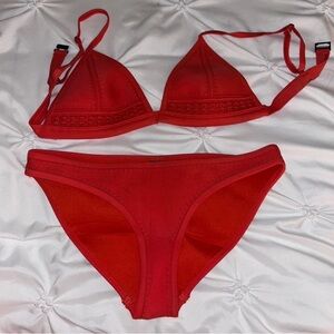 Triangl Swimwear Red Bikini Set